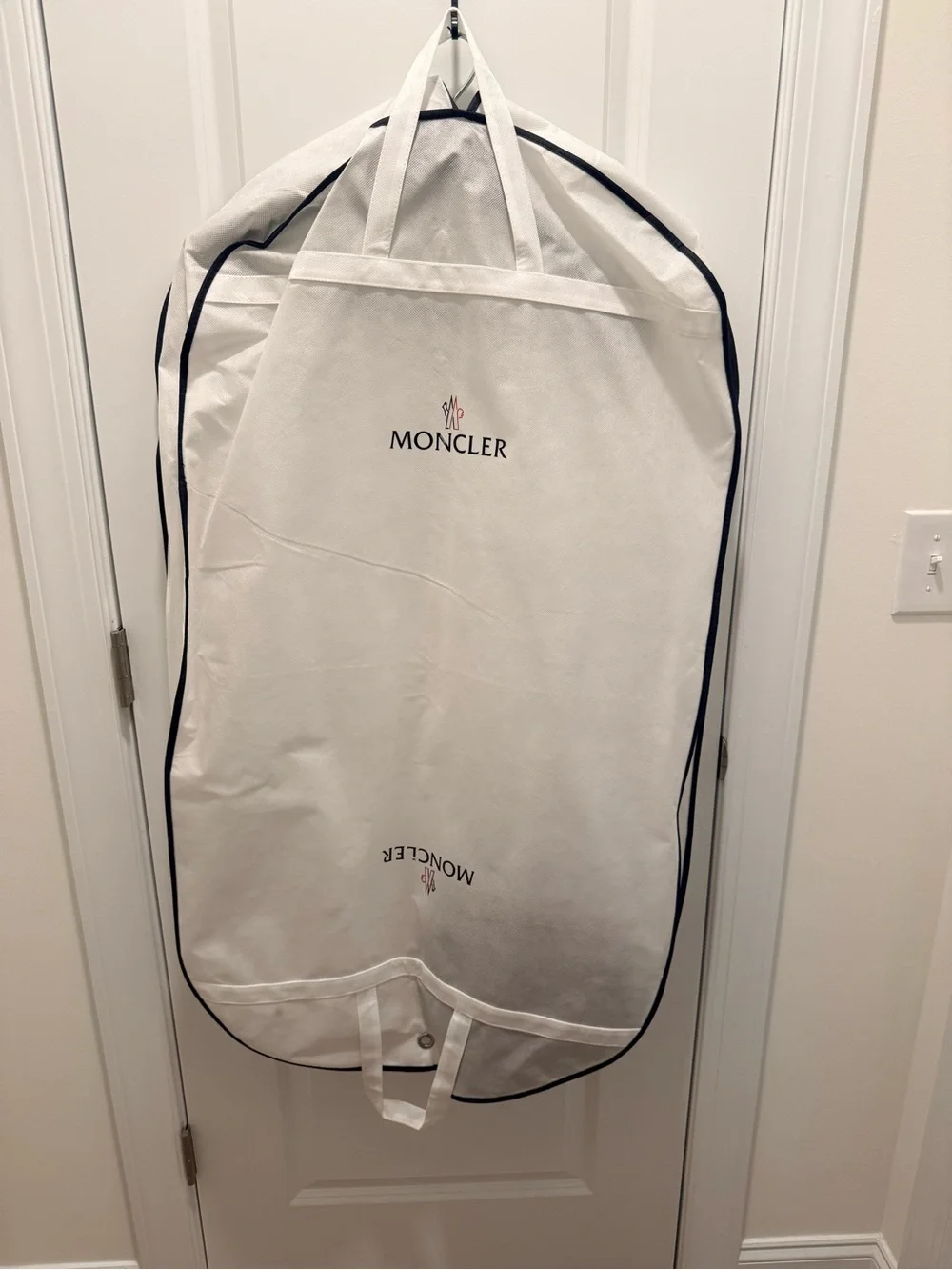 Moncler Flammette Black Long Down Puffer Coat | Hooded Jacket Size L